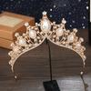 Crown Tiara Bridal Marquise Crystal Headband Baroque Wedding Dress Tiara Alloy Birthday Crown