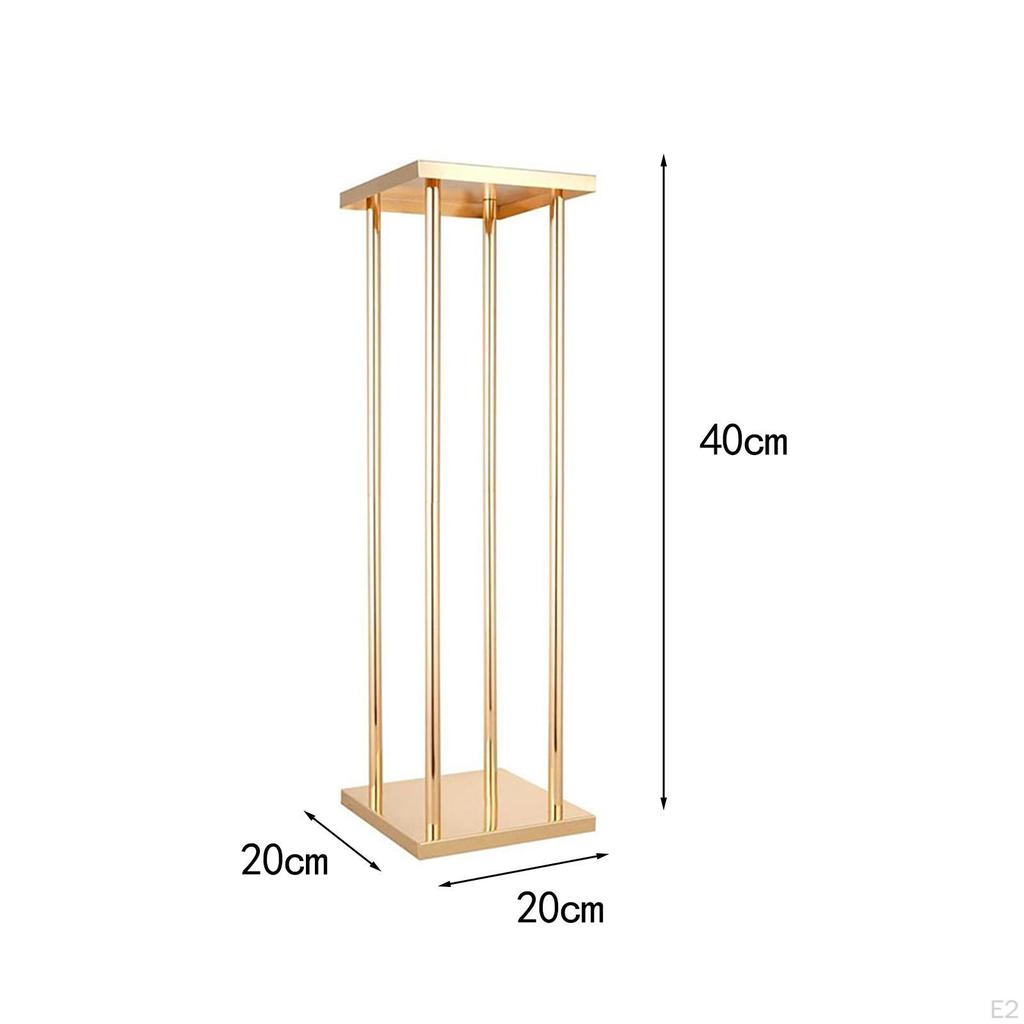 Металлическая подставка для цветов, постамент высотой 40 см, креативные аксессуары, настольная стойка, свадебный центральный элемент