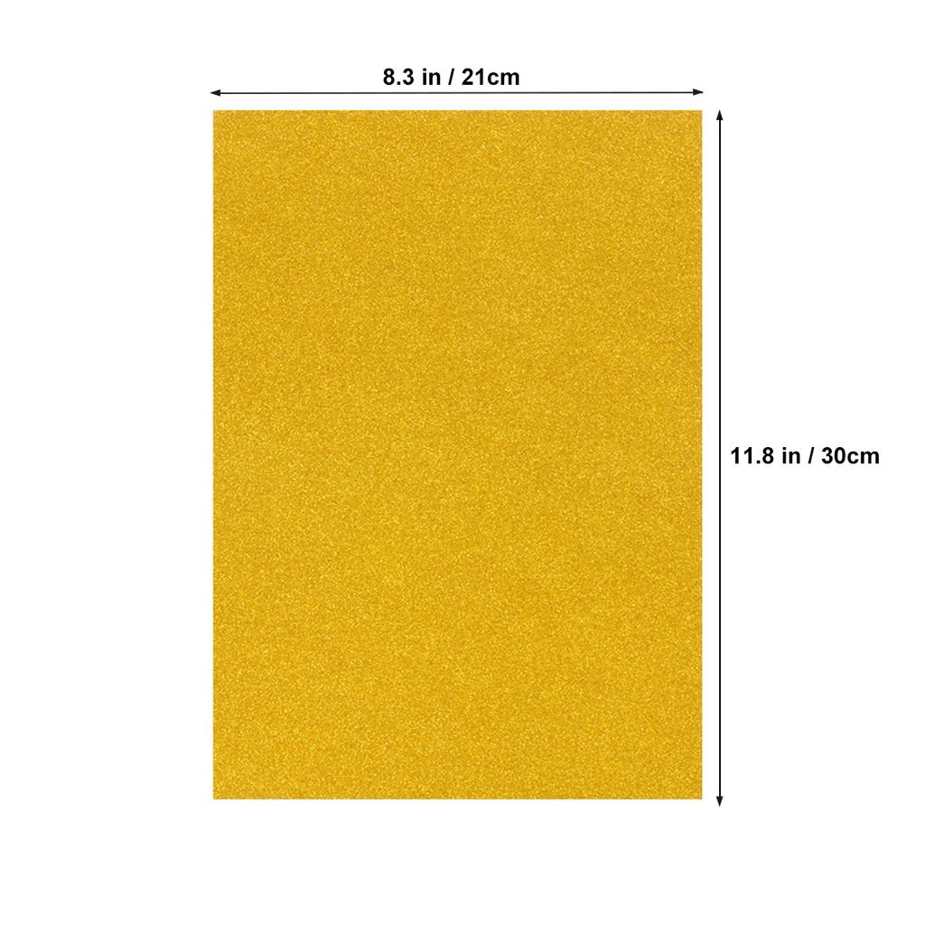 10Pcs Sparkling Glitter Paper Sheets A4 Size for Crafts DIY Cards Scrapbooking Holiday Decoration Heavyweight Shiny Paper