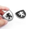 For Peugeot Car Metal Sticker Custom Shield Car Rear Trunk Shield Emblem Badge Sticker For Peugeot 206 207 307 3008 2008 308 407