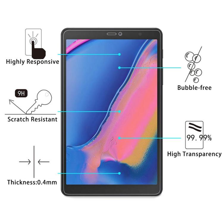 0,4 мм 9H Взрывозащитная закаленная стеклянная пленка для Galaxy Tab S6 / T860