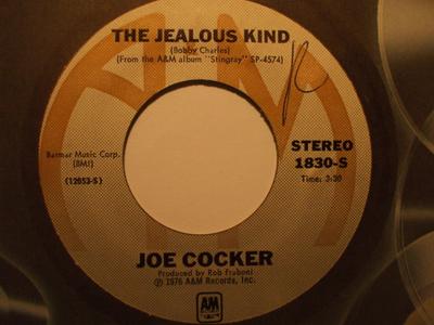 7-дюймовая пластинка JOE COCKER The Jealous Kind 1830S AM Records 1976 США Рок Б/у