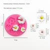 Daisy Baking Tool 3D Candle Mold Fondant Craft Flower Silicone Mold  Home Kitchen DIY