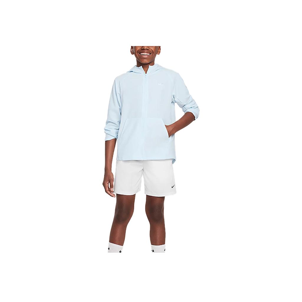 Nike Тренировочная куртка с длинным рукавом Dri-Fit UV быстросохнущая унисекс куртка ледниково-синяя FZ5213-474