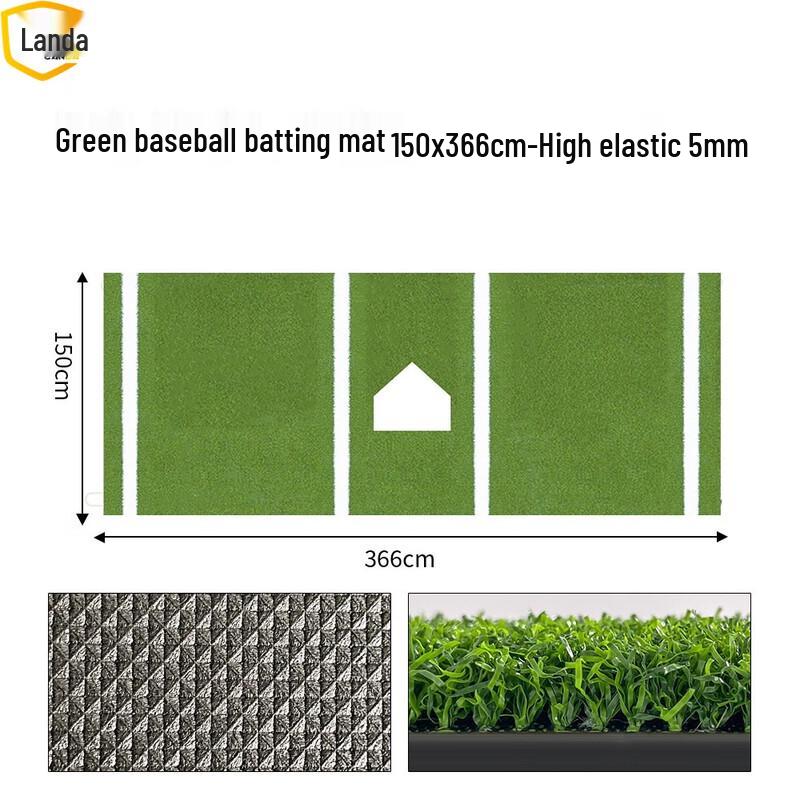 Landa Baseball Batting and Pitching Practice Mat