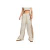 Puma Dare To Dare To Color Block Wide Leg Comfortable Breathable Casual Pants Women Bottoms Beige Khaki 626647-87