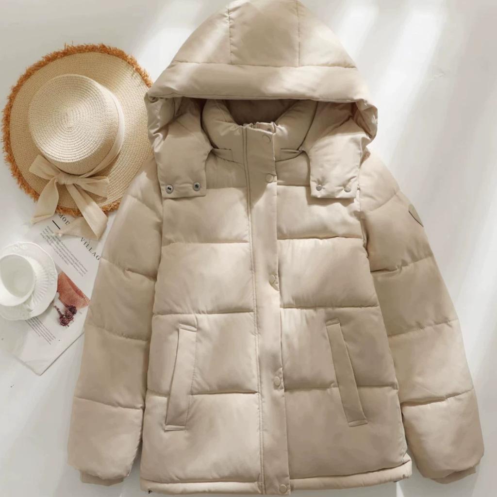 Short down cotton-padded clothes for women's new autumn and winter, small loose bread clothes, thickened cotton-padded jackets, and cotton-padded ja
