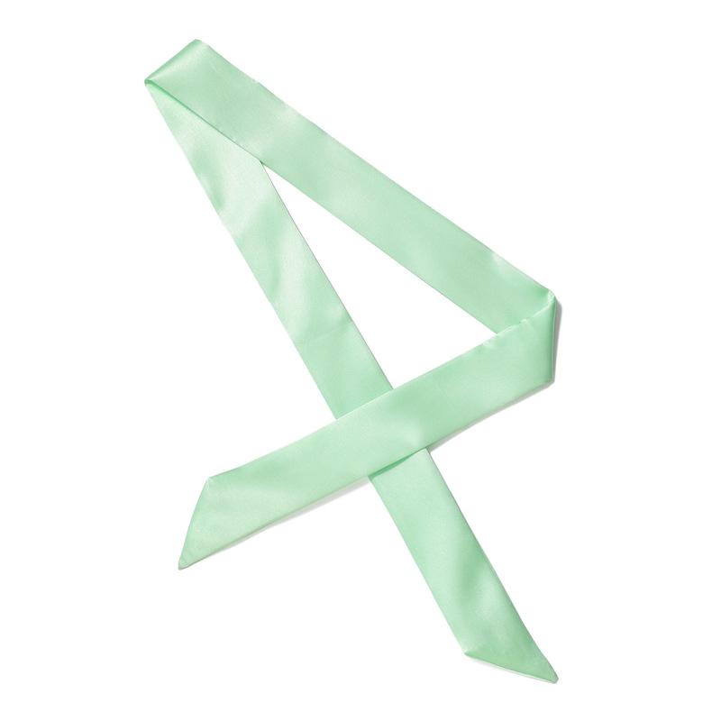 Solid Color Scarf, Women'S Slim And Long Scarf, Decorative Tie Bag, Ribbon, Versatile Headband, Bow Belt, Fashionable Scarf
