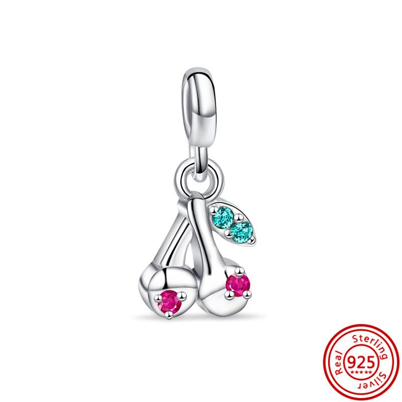 Стерлингового Серебра 925 пробы, мини-подвески серии Me, бусины, подходят для оригинального двойного звена, DIY браслет, женские подвески, ювелирные изделия