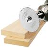 High-Speed Steel Cutting Disc Set - 7PC for Wood, Plastic, Copper, Aluminum, and Soft Metals with 3.2mm Rod