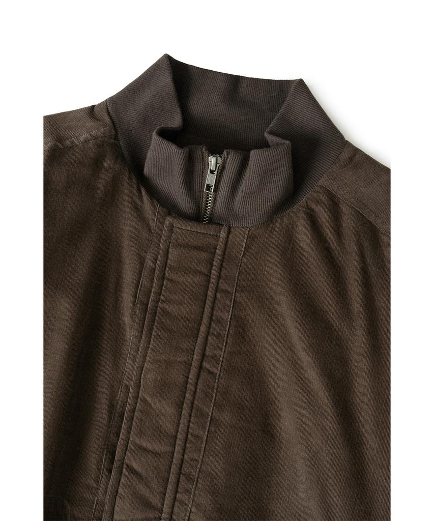 HATCHINGROOM Tanker Jacket Corduroy Dark Brown