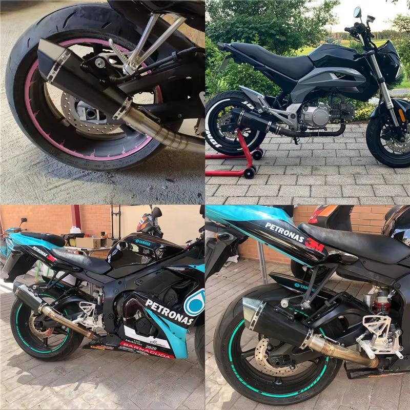 Модифицированный выхлоп Scorpion для Kawasaki ZX6R/10R/Z900/Z800 и Yamaha R3/R25/R6