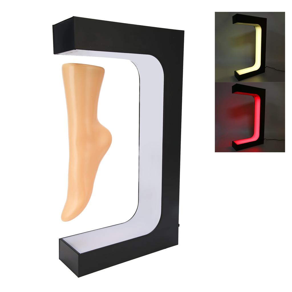 Подставка для показа обуви с подсветкой, светодиодный контроллер RGB PWM, автоматическое вращение, плавающая подставка для кроссовок для офиса