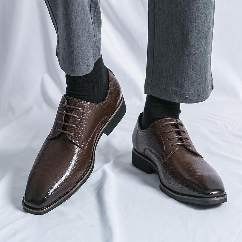 Роскошные туфли для джентльмена из лакированной кожи крокодила, деловые туфли, элегантные туфли-оксфорды для банкета, туфли для ужина, свадебные туфли для жениха