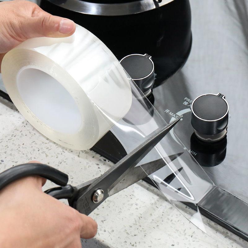 1/2/3/5Pcs 5M Kitchen Waterproof Self Adhesive Tape Acrylic Transparent Mildew-Proof Sink Tape for Bathroom Kitchen Seam Gaps