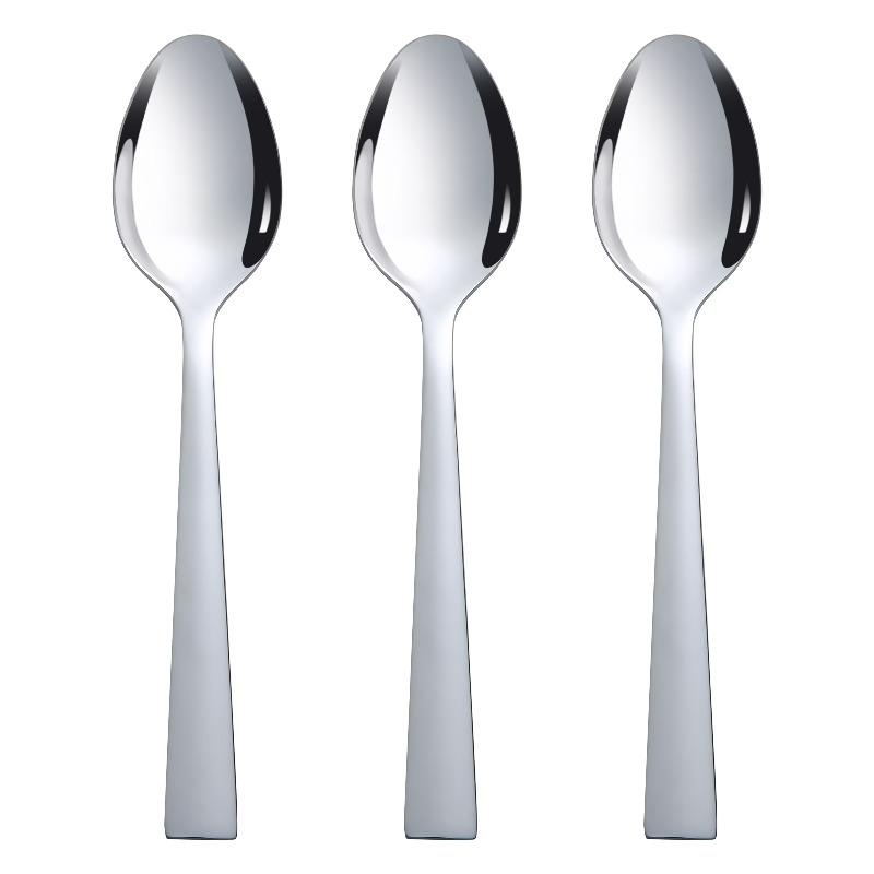 Stainless Steel Teaspoons Adult 3 Piece Set ,Silver4