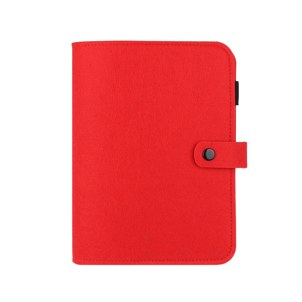 A5 A6 Portable Fashion Office Supplies Stationery Ring Binder Felt Notebook Felt Shell Portable Diary