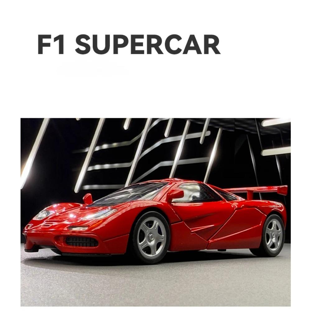 1/32 McLares F1 Supercar Alloy Car Diecasts & Toy Vehicles Metal Toy Car Model Sound and Light Collection Kids Toy