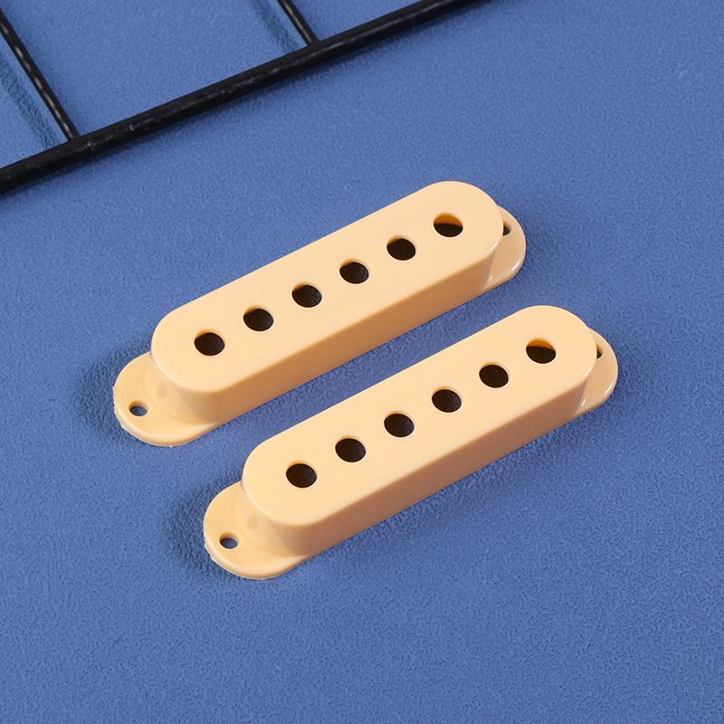 2Pcs 48/50/52Mm Guitar Multi Color Plastic Single Coil Pickup Covers Electric Guitar Pickup Lid/Shell/Top Guitar Parts