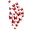 12pcs 3D Lifelike Brooch Butterfly Curtain Decor Wedding Decoration Refrigerator Ornaments