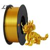 PLA-филамент 1,75 мм Silk, 1 кг на катушке, для 3D-принтеров FDM, блестящий металлик, материал для печати DIY-украшений и моделей