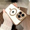 Прозрачный чехол HD с защитой объектива для iPhone 16 15 14 13 12 Pro Max Магнитный для беспроводной зарядки MagSafe