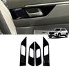 GIKAKU Interior Door Handle Panel for Honda Protective Interior Design WR-V (DG5 Series) X/Z/Z+ (Piano Black) - Panel, Scratch-Resistant,
