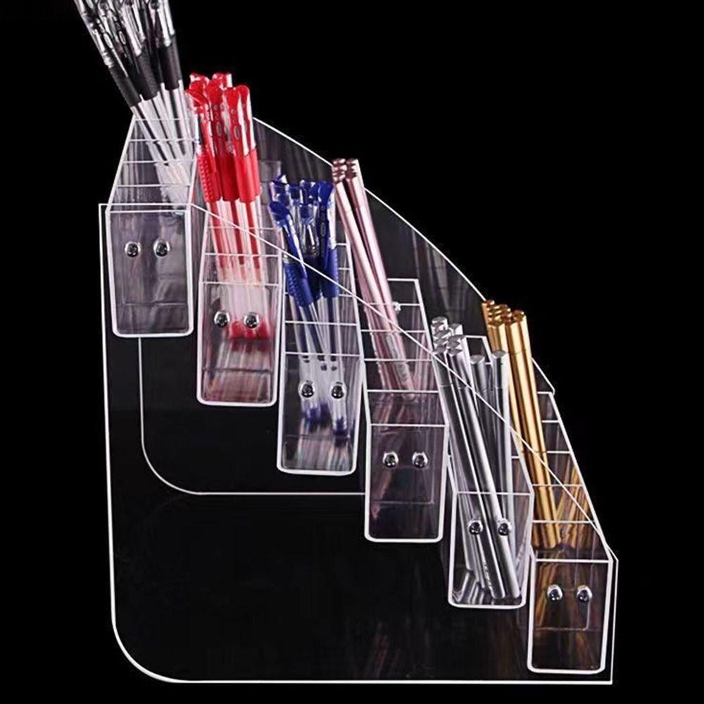 2/3/4/5 Layer Mark Pen Holder Transparent Makeup Brush Holder  Beauty Salon