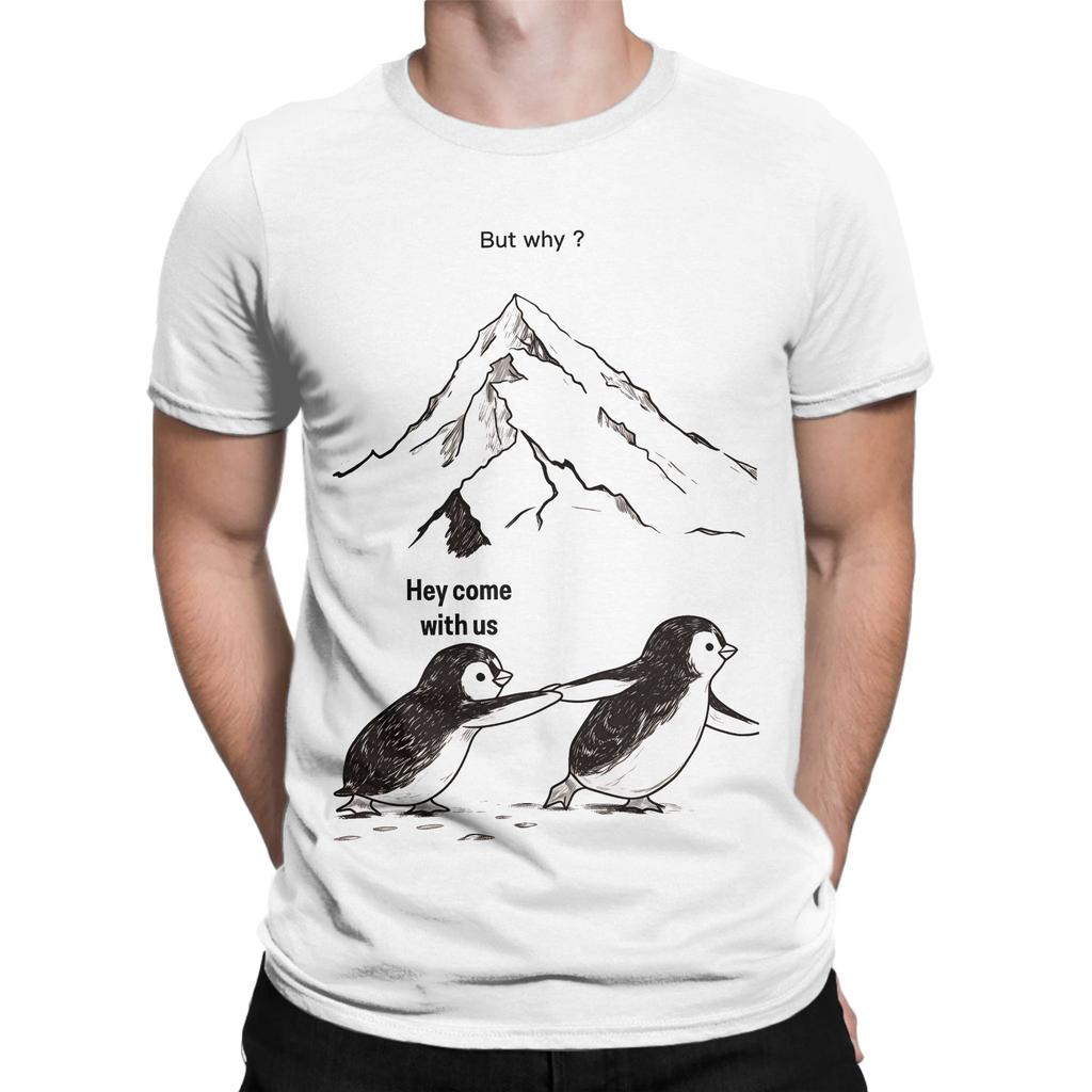 Funny Nihilist Penguin  TShirts Men O Neck 100 Cotton T Shirt  Short Sleeve Tee Shirt Printing Tops