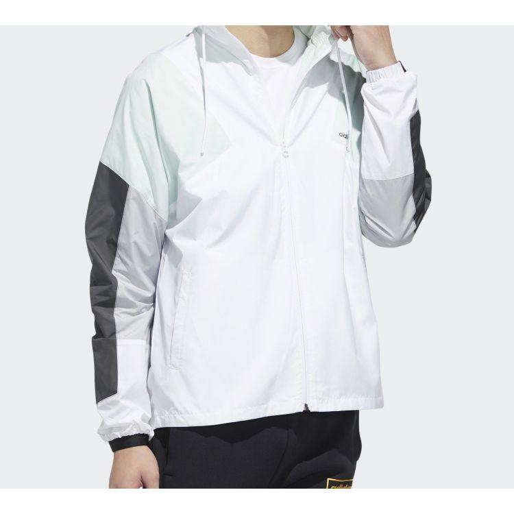 adidas Neo M Fav Cb Wb Спортивная куртка с капюшоном Мужские куртки Белый GK5878