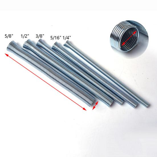 5Pcs 1/4 5/16 3/8 1/2 5/8 Spring Tube Bender Kit Bending Pipe Tubing Tool Set