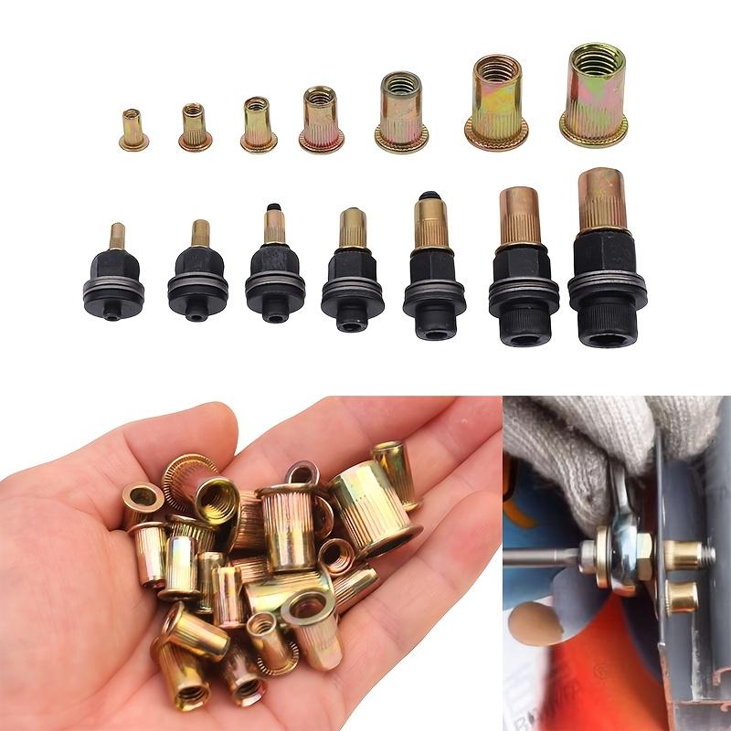 304pcs Rivet Nut And Manual Tool Set, Metric Rivet Nut Assortment (M3-M12), for Furniture, Decor, Automotive, Marine And Industr