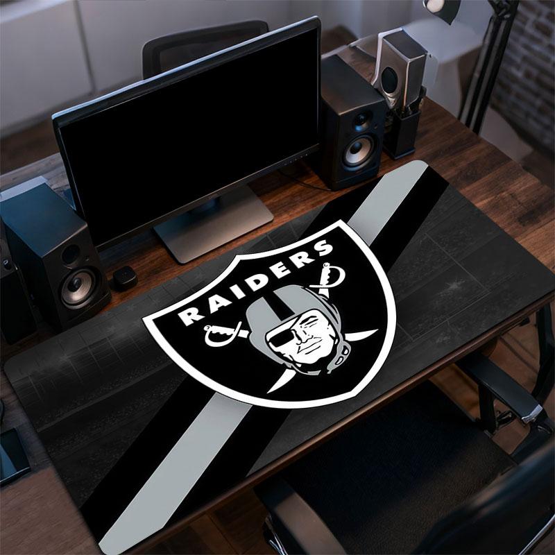 Коврик для мыши Las Vegas Raiders, Большой игровой коврик для стола, Нескользящий коврик для мыши XXL для ноутбука и планшета, Игровой коврик для мини-ПК со швами по краям