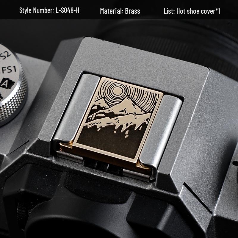 Hot Shoe Cover & Shutter Button Cap for Fujifilm XT50, X100VI, XT30 II, XM5, Nikon ZF Cameras