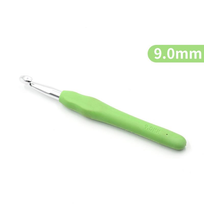 Набор инструментов для вязания крючком с мягкой ручкой для домашнего хозяйства, спицы для вязания свитеров, вязание крючком своими руками, сумка для шарфа, игла с двойной головкой для шерсти