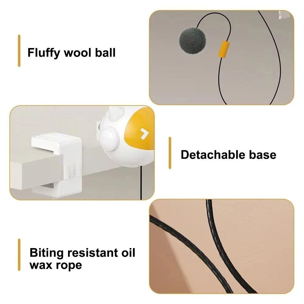 Smart Electric Hang Ball Kitten Toy Creative Kitten Teasing Toy Indoor Playing