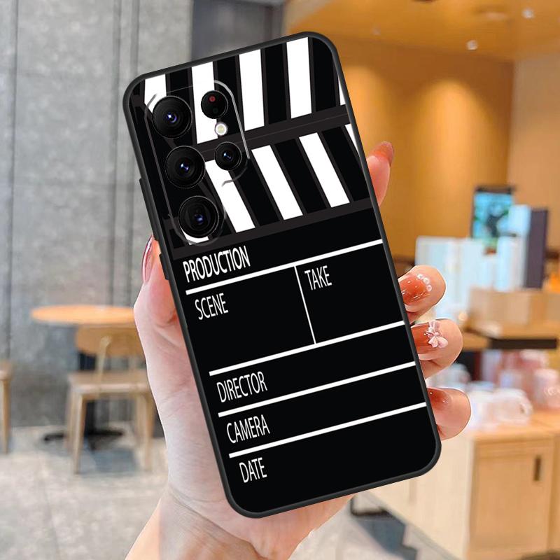 Чехол для телефона Хлопушка Для Samsung Galaxy S25 S24 S23 S21 S20 S22 Ultra S9 S10 Plus S25 FE Задняя крышка
