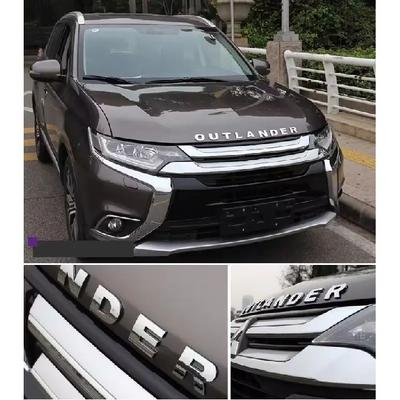 Для Mitsubishi Outlander 2013 2014 - 2024 Передняя крышка Решетка Автомобиль Буквенная наклейка Отделка Автоаксессуары