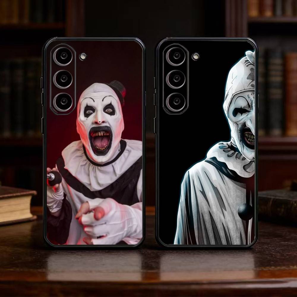 Art the Clown horror T-Terrifier Phone Case For Samsung Galaxy A13,21s,22,31,32,52,53,71,72,73,Soft Black Cover