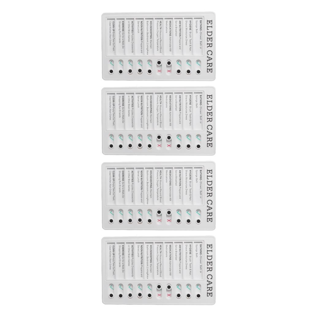 4 шт. Доска для списка дел Сделай сам Производство Перерабатываемая Портативная Доска для списка дел Съемная Таблица дел для DIY Сообщений Путешествий