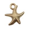 Кулон из сплава «Морская звезда» и «Раковина» из 16-каратного золота - Аксессуар для украшений ручной работы