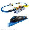 TAKARA TOMY Plarail Play with Tomica Station Rotary Set Full of Scenery Train Toy Ages 3 and Up Let's More! Let's Go!
