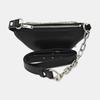 [Pre-Owned] Attica Series Adjustable Rhinestone Chain Internal Leather Logo Decoration Cowhide And Sheepskin Mini Shoulder Crossbo - Excellent #613XBG