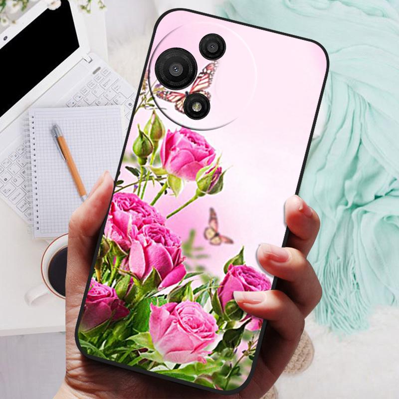 Для TCL 60 SE NXTpaper 5G Чехол Лев Волк Силиконовый Мягкая Задняя Крышка Для TCL 60SE NXTpaper 5G T521K Чехол для Телефона Защитный Чехол