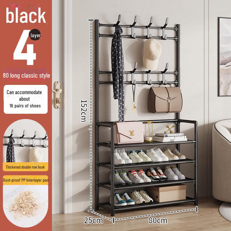 Shoe & Hat Rack: Multi-Layer, Space-Saving, Folding, Simple Dormitory Storage Solution