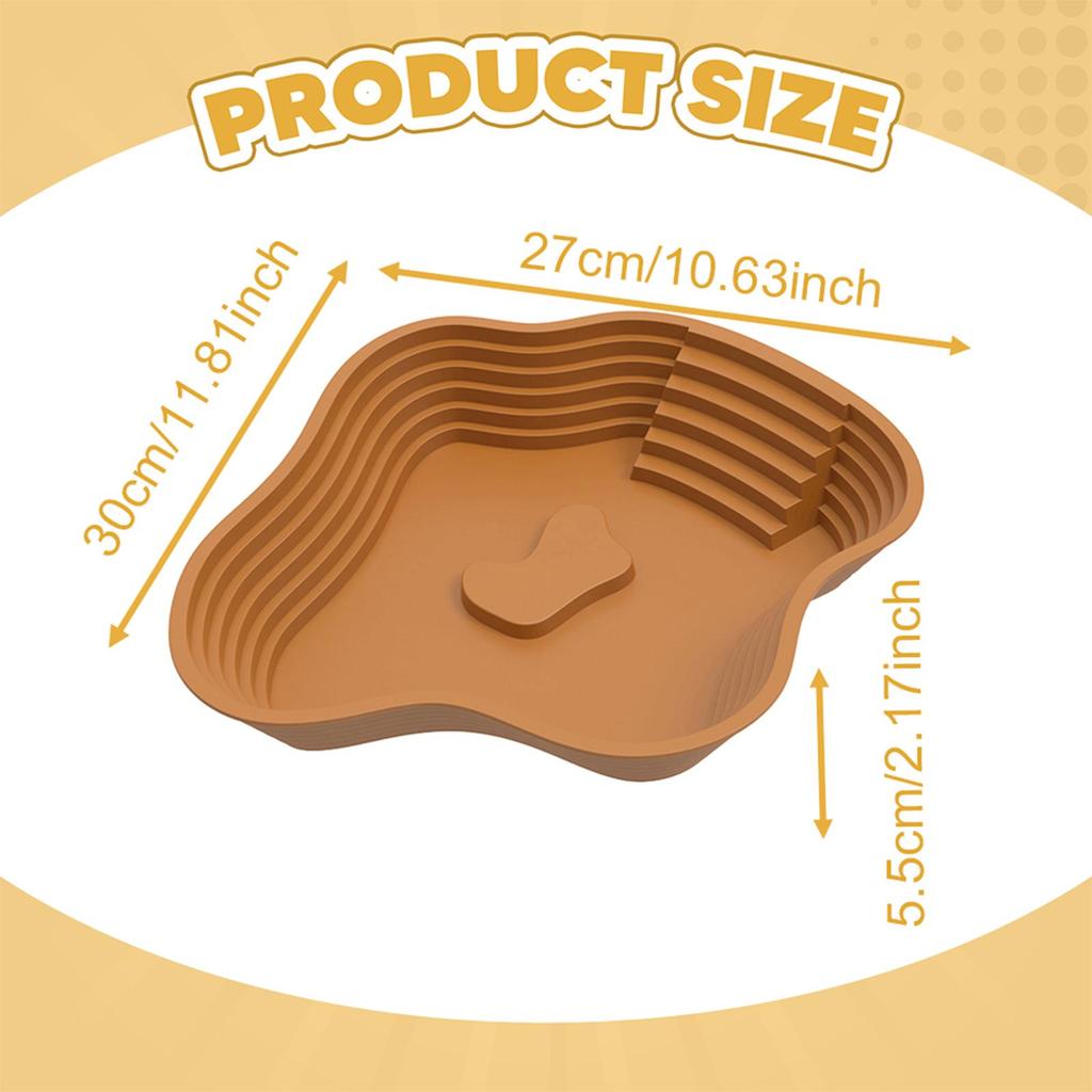 Turtle Bathing Pool Multi Functional Ramp Controlled Turtle Feeder Aquarium Ornament for Bearded Dragon