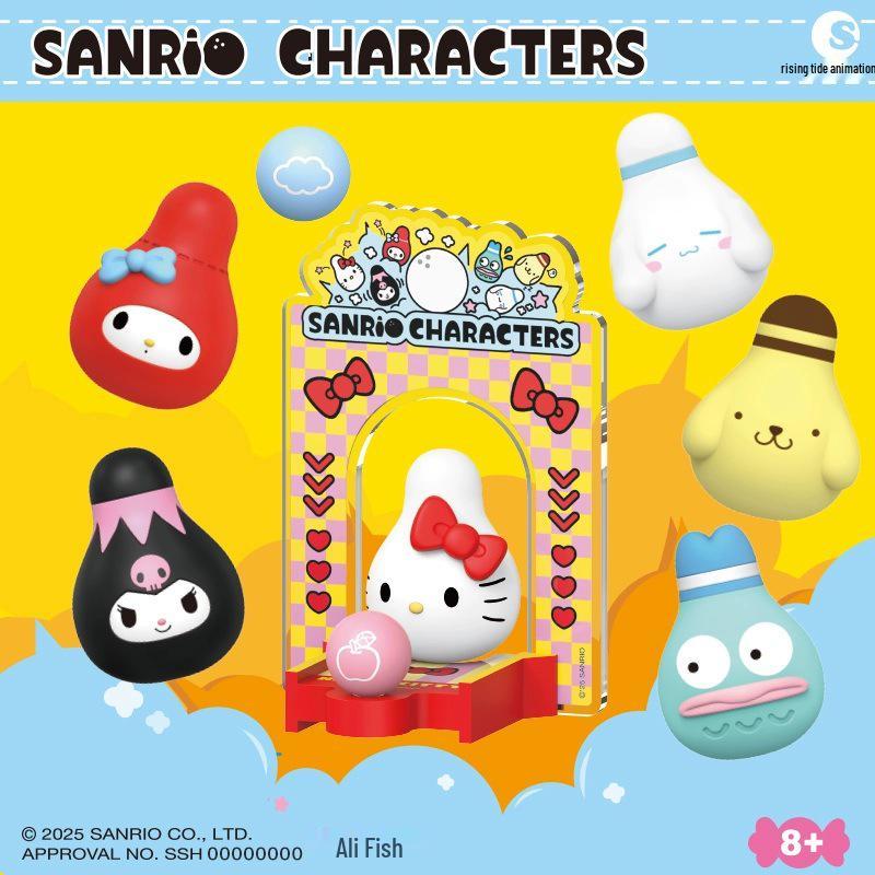 Семейный боулинг-клуб Sanrio Игрушка-фигурка из слепого пакета и настольное украшение