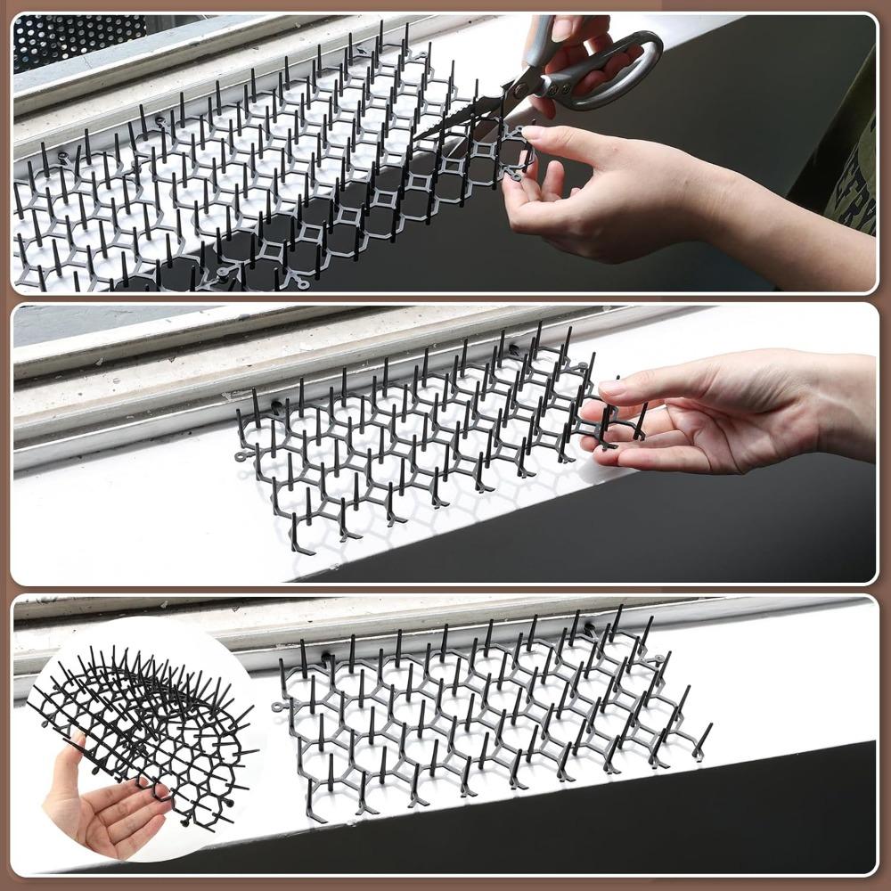 20 X 15 см отпугиватель кошек, садовый барьер от кошек и животных, оснащенный ограждением для защиты от пугливых кошек, набор из 20 штук