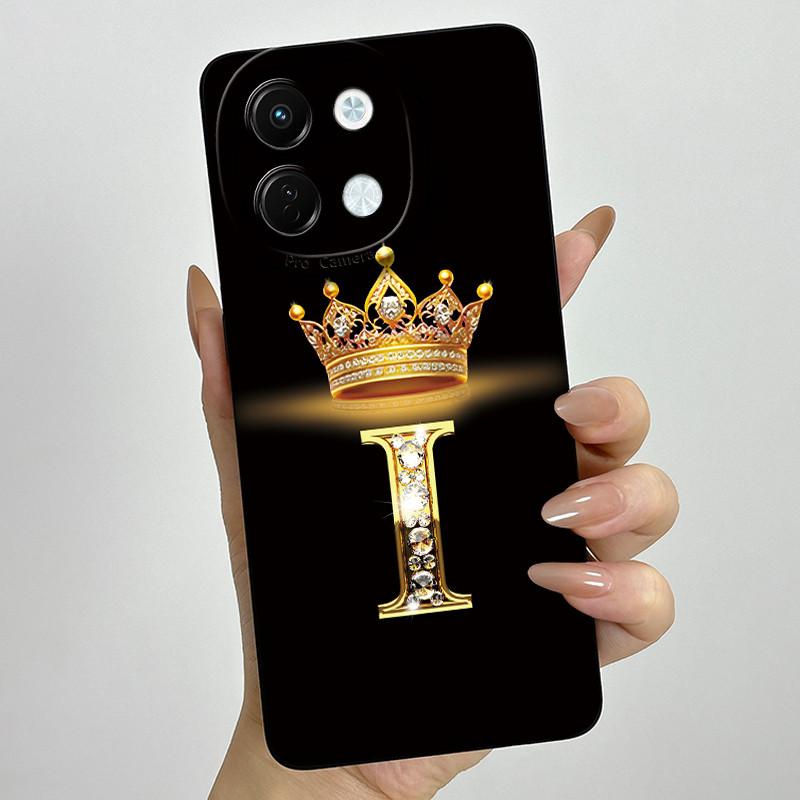 Чехол для Tecno Spark 30 5G KL8 Чехол для телефона Буквы Короны Мягкий Силикон Funda для Tecno Spark 30 5G Задняя крышка Spark30 5G Бампер