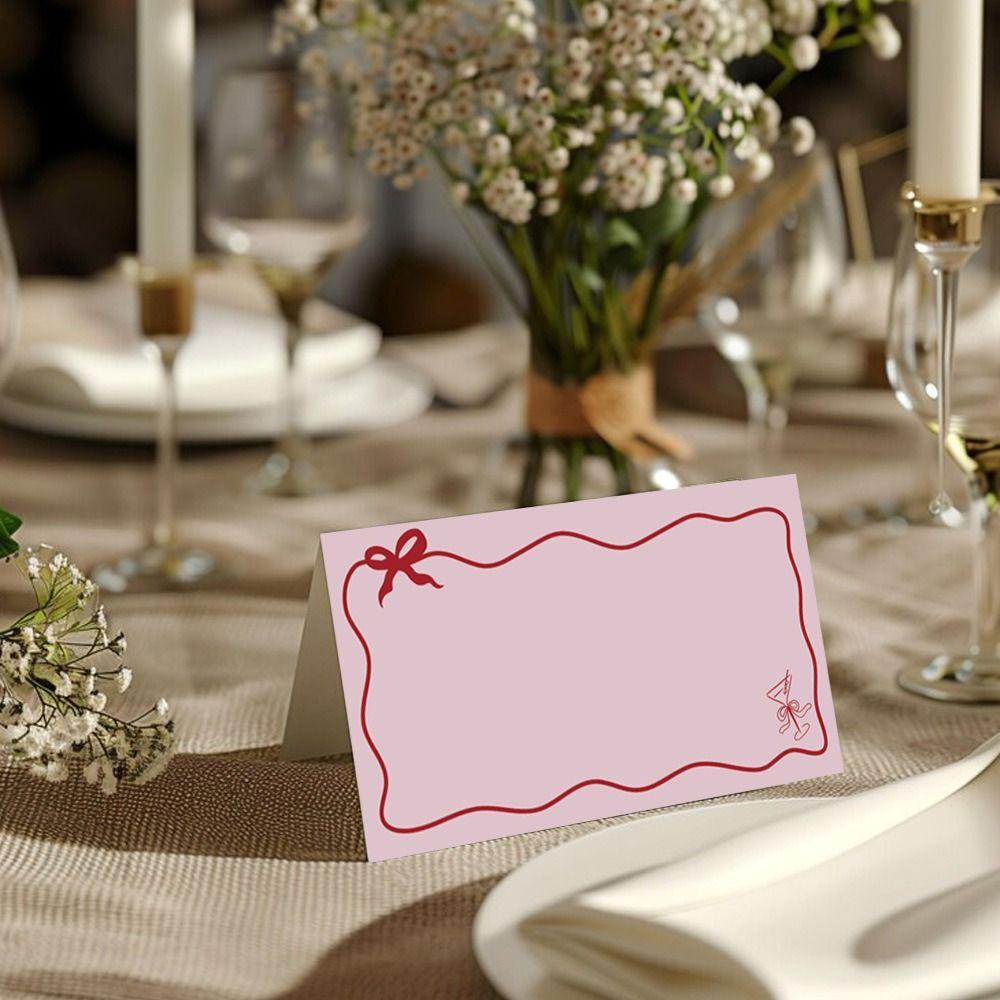 Elegant Wedding Wedding Seat Cards Foldable Guest Name Cards Universal Wedding Place Cards Banquet